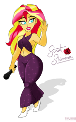 Size: 2080x3308 | Tagged: safe, artist:tonylixious, sunset shimmer, equestria girls, g4, high res, simple background, solo
