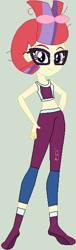 Size: 182x602 | Tagged: safe, artist:jadeharmony, moondancer, equestria girls, g4, crossover, equestria girls-ified, exeron fighters, exeron outfit, martial arts kids