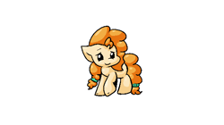 Size: 600x335 | Tagged: safe, artist:zutcha, pear butter, earth pony, pony, g4, cute, female, mare, pearabetes, simple background, smiling, solo, white background