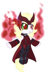 Size: 1280x1728 | Tagged: safe, artist:mlp-trailgrazer, oc, oc only, oc:feather paint, pegasus, pony, clothes, cosplay, costume, female, mare, scarlet witch, simple background, solo, transparent background