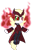 Size: 1280x1728 | Tagged: safe, artist:mlp-trailgrazer, oc, oc only, oc:feather paint, pegasus, pony, clothes, cosplay, costume, female, mare, scarlet witch, simple background, solo, transparent background