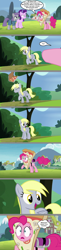 Size: 1280x5230 | Tagged: safe, artist:silverbuller, edit, edited screencap, screencap, derpy hooves, maud pie, pinkie pie, starlight glimmer, g4, rock solid friendship, comic, pure unfiltered evil, screencap comic, underp