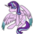 Size: 571x567 | Tagged: safe, artist:taeko, derpibooru exclusive, starlight glimmer, alicorn, pony, g4, alicornified, backwards cutie mark, base used, basic, black outlines, blue tipped wings, colored wings, cutie mark, flying, frown, large wings, multicolored mane, multicolored tail, no shading, no source available, pink body, png, purple eyes, purple mane, purple tail, race swap, realistic wings, simple background, small ears, solo, starlicorn, starlight glimmer is overpowered, white background, wings, xk-class end-of-the-world scenario