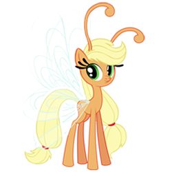 Size: 274x274 | Tagged: artist needed, safe, gameloft, applejack, breezie, g4, it ain't easy being breezies, breeziefied, hatless, missing accessory, simple background, species swap, transparent background, vector