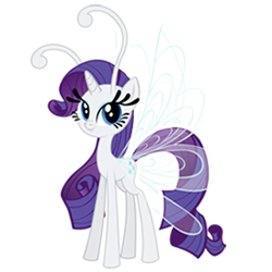 Size: 274x274 | Tagged: artist needed, safe, gameloft, rarity, breezie, g4, it ain't easy being breezies, breeziefied, horn, simple background, species swap, transparent background, vector