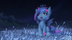 Size: 3640x2048 | Tagged: safe, artist:1jaz, oc, oc only, oc:astral flare, bat pony, pony, bat pony oc, high res, solo