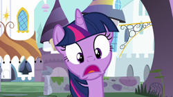 Size: 1280x720 | Tagged: safe, screencap, twilight sparkle, alicorn, pony, amending fences, g4, my little pony: friendship is magic, season 5, d:, female, mare, open mouth, shocked, shocked expression, solo, twilight sparkle (alicorn)