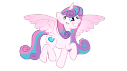 Size: 2700x1519 | Tagged: safe, artist:gmaplay, princess flurry heart, alicorn, pony, g4, older, older flurry heart, simple background, smiling, solo, spread wings, transparent background, wings