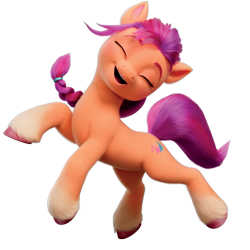 Size: 600x600 | Tagged: safe, sunny starscout, earth pony, pony, g5, my little pony: a new generation, official, cute, female, lottie.london, mare, simple background, solo, stock render, sunnybetes, transparent background