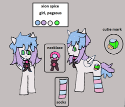 Size: 1134x977 | Tagged: safe, artist:ask-luciavampire, oc, oc only, oc:xion spice, pegasus, pony, ask ponys gamer club, gamer, tumblr