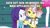 Size: 800x450 | Tagged: safe, edit, edited screencap, screencap, pinkie pie, rarity, vignette valencia, equestria girls, equestria girls specials, g4, my little pony equestria girls: better together, my little pony equestria girls: rollercoaster of friendship, caption, image macro, rarity peplum dress, text