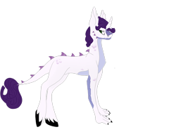 Size: 2828x2121 | Tagged: safe, artist:blueviolinist13, oc, oc only, dracony, hybrid, high res, interspecies offspring, male, offspring, parent:rarity, parent:spike, parents:sparity, simple background, solo, transparent background