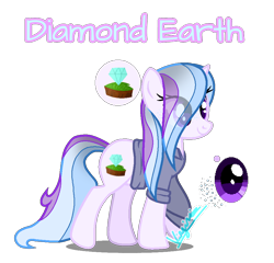 Size: 938x902 | Tagged: safe, artist:amicasecretuwu, oc, oc only, oc:diamond earth, pony, unicorn, female, mare, parent:rarity, parent:spike, simple background, solo, transparent background