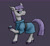Size: 1833x1681 | Tagged: safe, artist:necromarecy, boulder (g4), maud pie, earth pony, pony, g4 mega collab, g4, rock, simple background, solo