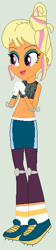 Size: 133x589 | Tagged: safe, artist:jadeharmony, chestnut magnifico, equestria girls, g4, crossover, exeron fighters, exeron outfit, martial arts kids