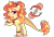 Size: 1524x1047 | Tagged: safe, artist:gihhbloonde, oc, oc only, half-siren, hybrid, pony, female, interspecies offspring, magical lesbian spawn, offspring, parent:adagio dazzle, parent:sunset shimmer, parents:sunsagio, simple background, solo, transparent background