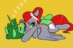 Size: 1744x1153 | Tagged: safe, artist:opalacorn, oc, oc only, oc:void, pegasus, pony, unicorn, duo, onomatopoeia, sleeping, sound effects, zzz