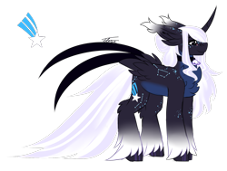Size: 1334x1009 | Tagged: safe, artist:inspiredpixels, oc, oc only, pony, colored hooves, curved horn, female, freckles, horn, mare, signature, solo, unshorn fetlocks