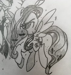 Size: 2808x2975 | Tagged: safe, artist:c.a.m.e.l.l.i.a, fluttershy, g4, female, high res, mare, traditional art