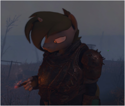 Size: 752x638 | Tagged: artist needed, safe, unicorn, anthro, fallout, fallout 4 equestria mod