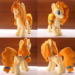 Size: 5120x5120 | Tagged: safe, artist:egalgay, pear butter, earth pony, pony, g4, female, irl, mare, photo, plushie, solo, turnaround