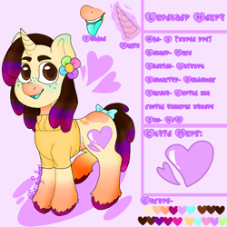 Size: 768x768 | Tagged: safe, artist:succmyfruitloop, oc, pony, unicorn, bio, original art, ponysona, reference sheet