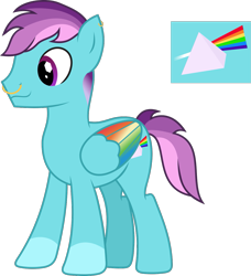 Size: 1169x1281 | Tagged: safe, artist:littlejurnalina, oc, oc only, pegasus, pony, colored wings, male, multicolored wings, nose piercing, nose ring, piercing, simple background, solo, stallion, transparent background, wings