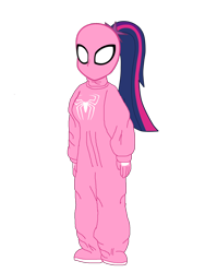 Size: 1500x2000 | Tagged: safe, artist:alvaxerox, sci-twi, twilight sparkle, equestria girls, g4, male, simple background, solo, spider-man, transparent background