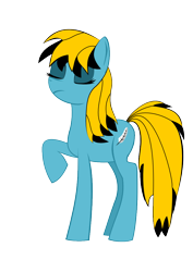 Size: 744x1052 | Tagged: safe, artist:ressetkk, oc, oc only, oc:soft style, earth pony, pony, earth pony oc, eyes closed, eyeshadow, female, makeup, mare, raised hoof, simple background, sketch, solo, transparent background