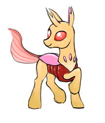 Size: 768x896 | Tagged: safe, alternate version, artist:multiverseequine, derpibooru exclusive, oc, oc only, oc:arliel, changedling, changeling, pony, bug eyes, changedling oc, changeling oc, full body, horn, male, raised hoof, simple background, smiling, solo, transparent background, transparent tail