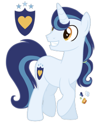 Size: 1200x1488 | Tagged: safe, artist:magicuniclaws, oc, oc only, pony, unicorn, male, offspring, parent:moonlight raven, parent:shining armor, simple background, solo, stallion, transparent background