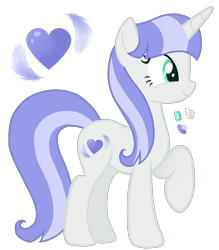 Size: 1400x1600 | Tagged: safe, artist:magicuniclaws, pony, unicorn, magical lesbian spawn, offspring, parent:coco pommel, parent:moonlight raven, simple background, solo, transparent background