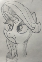 Size: 2237x3301 | Tagged: safe, artist:doodledonutart, rarity, pony, unicorn, g4, high res, pencil, pencil drawing, sketch, traditional art