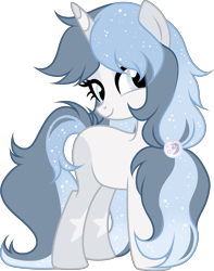 Size: 1750x2224 | Tagged: safe, artist:mourningfog, oc, oc only, pony, unicorn, female, mare, simple background, smiling, solo, standing, transparent background