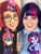 Size: 1717x2286 | Tagged: safe, artist:maddymoiselle, artist:sarahndipity cosplay, moondancer, twilight sparkle, human, equestria girls, g4, clothes, cosplay, costume, glasses, grin, irl, irl human, looking at you, photo, smiling