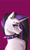Size: 1024x1707 | Tagged: safe, artist:zefirayn, princess celestia, alicorn, pony, between dark and dawn, g4, bust, collar, female, magenta background, mare, piercing, portrait, profile, punklestia, solo, spiked collar