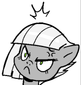 Size: 162x170 | Tagged: safe, artist:pencils, edit, limestone pie, earth pony, pony, comic:anon's pie adventure, g4, angry, comic, cropped, cross-popping veins, cute, faic, frown, grumpy, limestone pie is not amused, madorable, solo, u wot m8