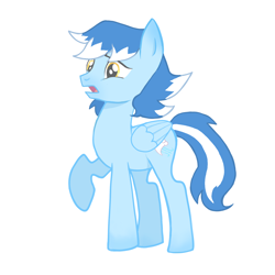 Size: 1760x1760 | Tagged: artist needed, source needed, safe, alternate version, oc, oc only, oc:seaice, pegasus, pony, frown, hun, male, pegasus oc, simple background, solo, white background