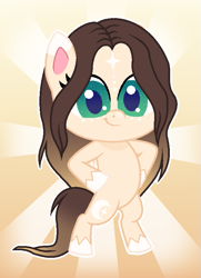 Size: 547x755 | Tagged: safe, artist:cindystarlight, artist:pigeorgien, oc, oc only, oc:cindy, pegasus, pony, g4.5, my little pony: pony life, bipedal, female, mare, pony life accurate, show accurate, solo