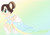 Size: 1280x888 | Tagged: safe, artist:cindystarlight, oc, oc only, oc:cindy, pegasus, pony, clothes, dress, female, gradient background, green eyes, hoof shoes, mare, smiling, solo, white outline