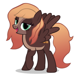 Size: 1106x1080 | Tagged: safe, artist:thunder-blur, oc, oc only, oc:caramel taffy, pegasus, pony, pegasus oc, simple background, solo, transparent background