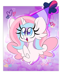 Size: 1000x1200 | Tagged: safe, artist:ladylullabystar, oc, oc only, oc:lullaby star, alicorn, pony, female, hat, mare, party hat, solo