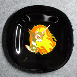 Size: 2327x2327 | Tagged: safe, artist:malte279, part of a set, daybreaker, g4, craft, high res, plate, porcelain painting