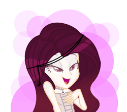 Size: 1191x1059 | Tagged: safe, artist:aonairfaol, oc, oc only, equestria girls, g4, base used, bedroom eyes, clothes, eyelashes, jewelry, necklace, open mouth, simple background, smiling, transparent background