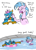 Size: 771x1058 | Tagged: safe, artist:jargon scott, gallus, silverstream, classical hippogriff, griffon, hippogriff, seapony (g4), g4, dialogue, duo, female, head pat, inner tube, male, pat, simple background, swimming, swimming pool, white background