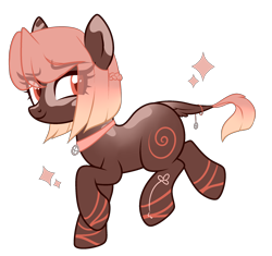 Size: 2300x2162 | Tagged: safe, artist:pokaparida, oc, oc only, oc:pink breeze, earth pony, pony, female, high res, mare, simple background, solo, transparent background