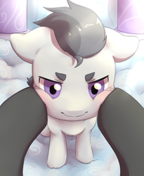 Size: 3674x4488 | Tagged: safe, artist:aquoquoo, rumble, thunderlane, pegasus, pony, g4, beanbrows, brothers, cheek squish, colt, cute, eyebrows, floppy ears, male, pudgy, rumblebetes, siblings, squishy cheeks, stallion