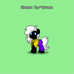 Size: 400x400 | Tagged: safe, pony, pony town, cartoon network, duck dodgers, ponified, queen tyr'ahnee