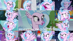 Size: 1280x721 | Tagged: safe, edit, edited screencap, editor:quoterific, screencap, edith, silverstream, smolder, classical hippogriff, cockatrice, hippogriff, seapony (g4), g4, non-compete clause, school daze, school raze, season 8, season 9, student counsel, the ending of the end, the hearth's warming club, uprooted, what lies beneath, angry, blue mane, bubble, close-up, coral, crepuscular rays, cute, diastreamies, female, fin wings, fins, floppy ears, flowing mane, jewelry, necklace, ocean, open mouth, seaquestria, seaweed, shocked, shrunken pupils, swimming, underwater, water, wings, yelling