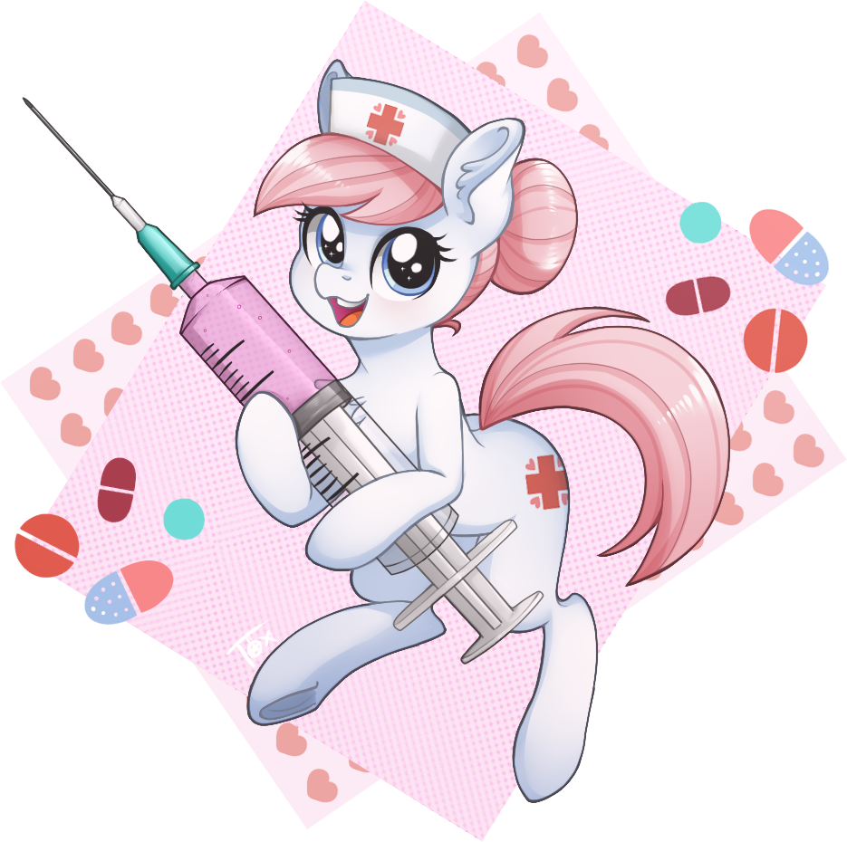 #2670143 - safe, artist:toxiccolour, nurse redheart, earth pony, pony ...